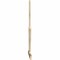 Ekena Millwork Saratoga Rough Sawn Timber Gable Bracket, Douglas Fir, 108"W x 72"H x 2"D x 4"F, 16/12 Pitch GBW108X72X0204SAR00RDF - alternate 3